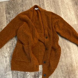 Madewell button front cardigan sweater small